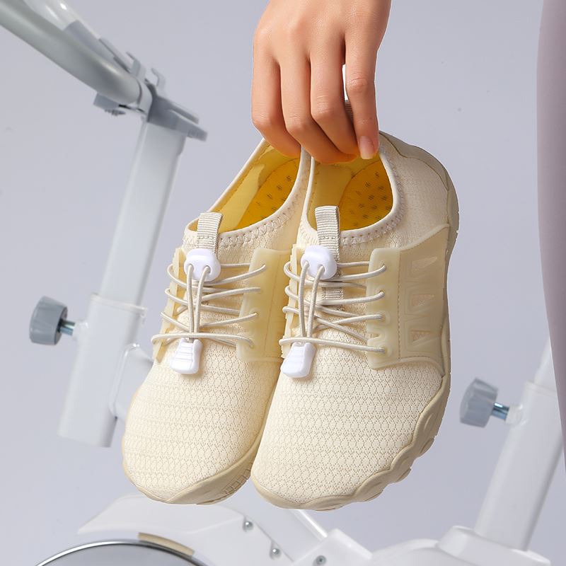 5 mm Cushioned Barefoot Water Shoe in use, view 1