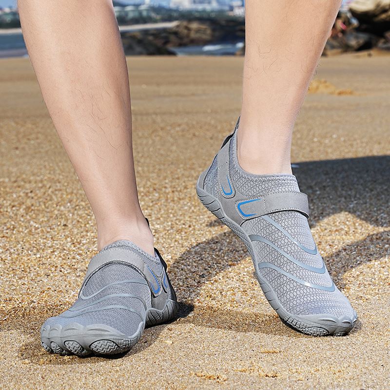 Hook-and-Loop Outdoor Water Shoe in use, view 3