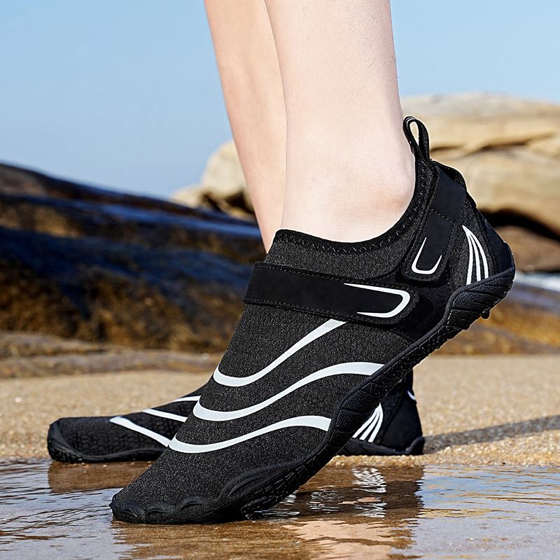 Hook-and-Loop Outdoor Water Shoe in use, view 6